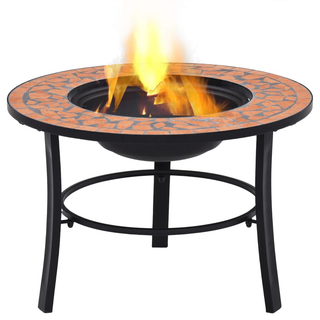 vidaXl Mosaic Fire Pit Terracotta 68cm Ceramic - Giant Lobelia