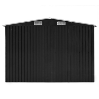 Garden Shed Anthracite 257x990x181 cm Galvanised steel - Giant Lobelia