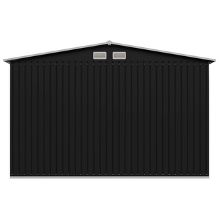 vidaXL Garden Storage Shed Anthracite Steel 257x205x178 cm - Giant Lobelia