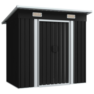 Garden Shed Anthracite Steel - Giant Lobelia