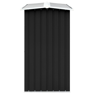 vidaXL Garden Log Storage Shed Galvanised Steel 330x92x153 cm Anthracite - Giant Lobelia