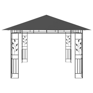 Gazebo with Mosquito Net 4x3x2.73 m Anthracite 180 g/m² - Giant Lobelia