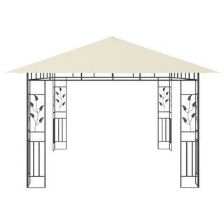 Gazebo with Mosquito Net 4x3x2.73 m Cream 180 g/m² - Giant Lobelia