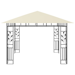 Gazebo with Mosquito Net 3x3x2.73 m Cream 180 g/m² - Giant Lobelia