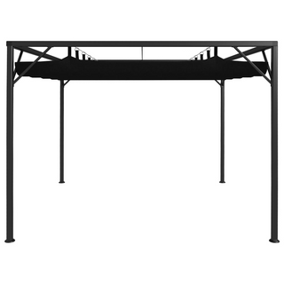 Garden Gazebo with Retractable Roof Canopy 3x3 m Anthracite - Giant Lobelia