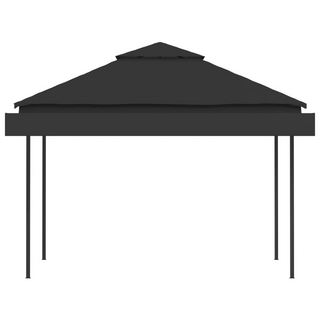 Gazebo with Double Extending Roofs 3x3x2.75 m Anthracite 180g/m² - Giant Lobelia