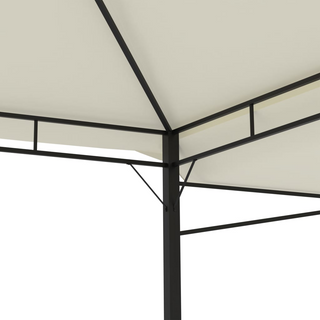 Gazebo with Double Extended Roofs 3x3x2.75 m Cream 180 g/m² - Giant Lobelia