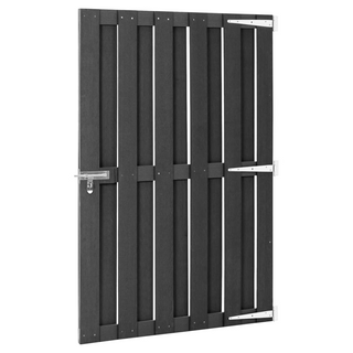 vidaXL Garden Gate WPC 100x150 cm Grey - Giant Lobelia