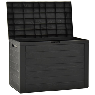 vidaXL Garden Storage Box Anthracite 78x44x55 cm - Giant Lobelia