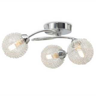 Ceiling Lamp for 3 G9 Bulbs 120 W - Giant Lobelia