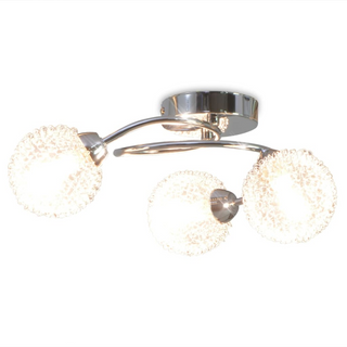 Ceiling Lamp for 3 G9 Bulbs 120 W - Giant Lobelia