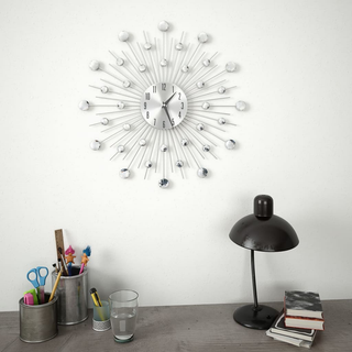 vidaXL Wall Clock with Quartz Movement Modern Design 50 cm - Giant Lobelia