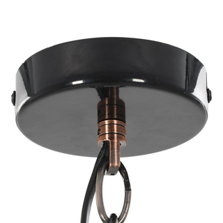 Ceiling Lamp 2 pcs Black Round E27 - Giant Lobelia