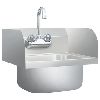 Commercial Hand Wash Sink with Faucet Stainless Steel - Giant Lobelia