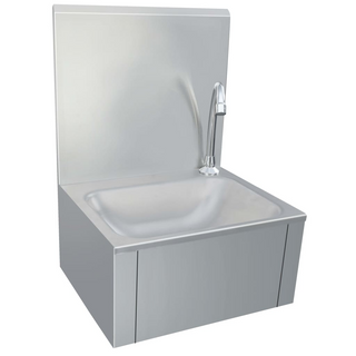 Hand Wash Sink with Faucet and Soap Dispenser Stainless Steel - Giant Lobelia