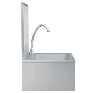 Hand Wash Sink with Faucet and Soap Dispenser Stainless Steel - Giant Lobelia