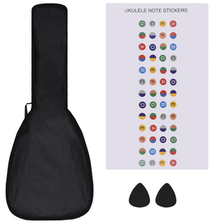 Soprano Ukulele Set with Bag for Kids Light Wood 23" - Giant Lobelia