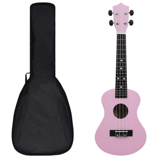 Soprano Ukulele Set with Bag for Kids Pink 23" - Giant Lobelia