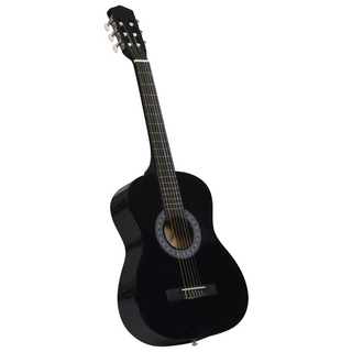 Classical Guitar for Beginner and Kids Black 3/4 36" - Giant Lobelia