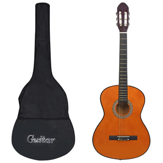 12 Piece Classical Guitar Beginner Set 4/4 39" - Giant Lobelia