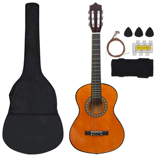 8 Piece Classical Guitar Children Beginner Set 1/2 34" - Giant Lobelia