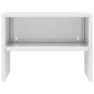 vidaXL Bedside Cabinet High Gloss White 40x30x30 cm Engineered Wood - Giant Lobelia