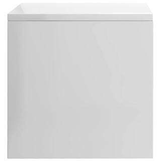 vidaXL Bedside Cabinet High Gloss White 40x30x30 cm Engineered Wood - Giant Lobelia