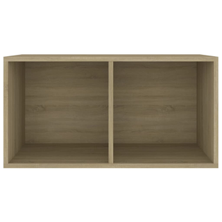 vidaXL Vinyl Storage Box Sonoma Oak 71x34x36 cm Engineered Wood - Giant Lobelia