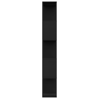 Book Cabinet/Room Divider Black 80x24x159 cm Engineered Wood - Giant Lobelia