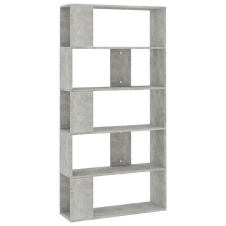 Book Cabinet/Room Divider Concrete Grey 80x24x159 cm Engineered Wood - Giant Lobelia