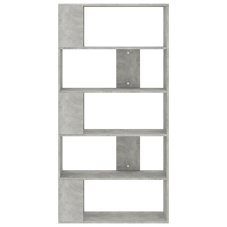 Book Cabinet/Room Divider Concrete Grey 80x24x159 cm Engineered Wood - Giant Lobelia