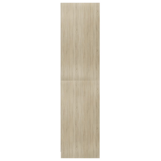 vidaXL Wardrobe Sonoma Oak 100x50x200 cm Engineered Wood - Giant Lobelia