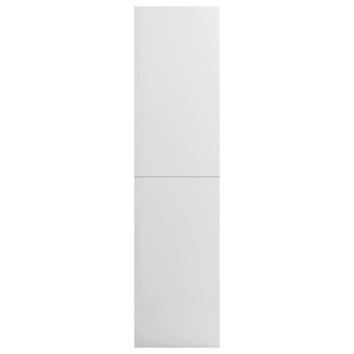 vidaXL Wardrobe High Gloss White 100x50x200 cm Engineered Wood - Giant Lobelia