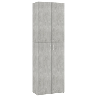 vidaXL Office Cabinet Concrete Grey 60x32x190 cm Engineered Wood - Giant Lobelia