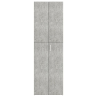 vidaXL Office Cabinet Concrete Grey 60x32x190 cm Engineered Wood - Giant Lobelia