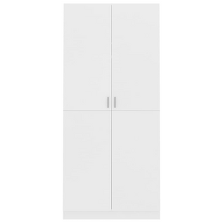 vidaXL Wardrobe White 90x52x200 cm Engineered Wood - Giant Lobelia