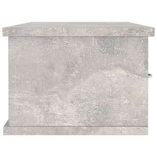 Wall-mounted Drawer Shelf Concrete Grey 88x26x18.5 cm Engineered Wood - Giant Lobelia