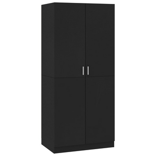 vidaXL Wardrobe Black 80x52x180 cm Engineered Wood - Giant Lobelia