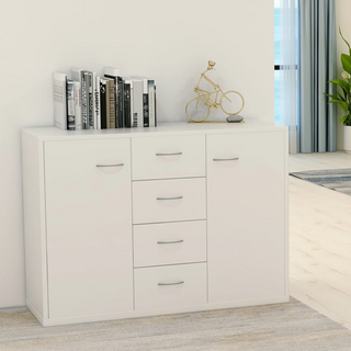 vidaXL Sideboard White 88x30x65 cm Engineered Wood - Giant Lobelia