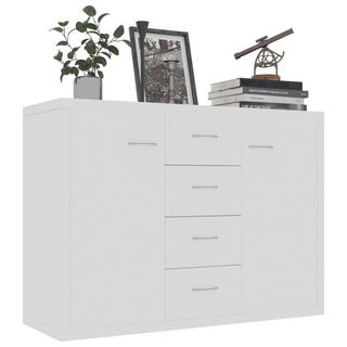 vidaXL Sideboard White 88x30x65 cm Engineered Wood - Giant Lobelia