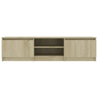 TV Cabinet Sonoma Oak 140x40x35.5 cm Engineered Wood - Giant Lobelia