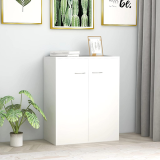 vidaXL Sideboard White 60x30x75 cm Engineered Wood - Giant Lobelia