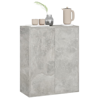 vidaXL Sideboard Concrete Grey 60x30x75 cm Engineered Wood - Giant Lobelia