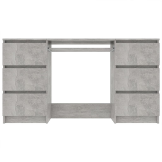 Writing Desk Concrete Grey 140x50x77 cm Engineered Wood - Giant Lobelia