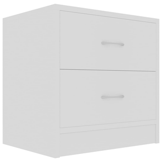 vidaXL Bedside Cabinet White 40x30x40 cm Engineered Wood - Giant Lobelia