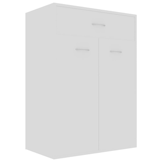 vidaXL Shoe Cabinet White 60x35x84 cm Engineered Wood - Giant Lobelia