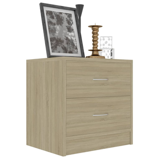 Bedside Cabinets 2 pcs Sonoma Oak 40x30x40 cm Engineered Wood - Giant Lobelia