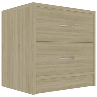 Bedside Cabinets 2 pcs Sonoma Oak 40x30x40 cm Engineered Wood - Giant Lobelia