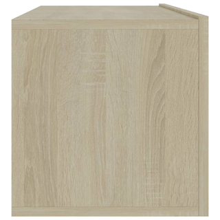 vidaXL TV Cabinet Sonoma Oak 100x30x30 cm Engineered Wood - Giant Lobelia