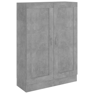 Book Cabinet Concrete Grey 82.5x30.5x115 cm Engineered Wood - Giant Lobelia